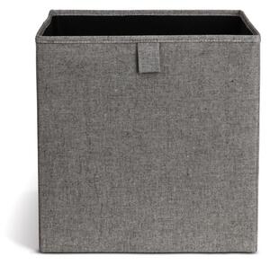 Šedý látkový úložný box 32x31,5x31,5 cm Soft Storage Cube – Bigso