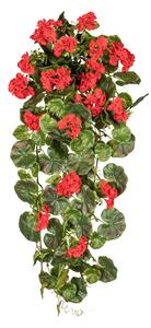 Umělá květina Geránium popínavé červené venkovní, 80cm