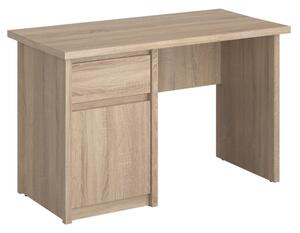 KONDELA PC stůl 1D1S / 120, dub sonoma, NORTY TYP 12