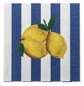 Papírové ubrousky v sadě 20 ks 33x33 cm Limone – Bloomingville