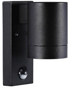 Nordlux 21509103 Tin Maxi Sensor, venkovní senzorové svítidlo pro svícení dolu z černého kovu, 1xGU10 max 35W, IP54, prům. 7,6cm