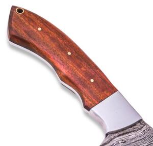 KnifeBoss lovecký damaškový nůž Ranger Rosewood