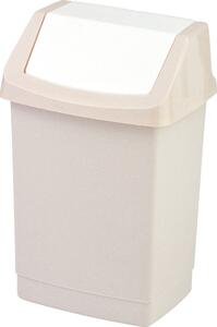 Béžový plastový odpadkový koš 25 l Click-It – Curver