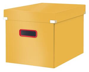 Žlutá úložná krabice Leitz Cosy Click & Store, délka 32 cm