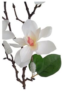 Umělá větvička Magnolie bílá, 64 cm