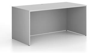Kancelářský psací stůl FRAME, 160x80 cm, šedá