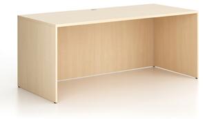 Kancelářský psací stůl FRAME, 180x80 cm, bříza