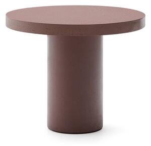 Betonový kulatý zahradní jídelní stůl ø 90 cm Aiguablava – Kave Home
