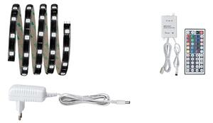 Paulmann 70319 YourLED Basic Set, rozšířitelný set 150cm LED pásky včetně dálkového ovladače, napaječe a kabeláže, 14,4W, RGB
