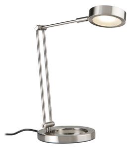 Paulmann 70245 Zed LED, stolní LED lampa, 1x6,7W LED, kartáčovaný kov, výška 47.5cm