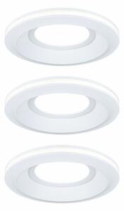PAULMANN LED vestavné svítidlo Sormus 3ks sada IP65 kruhové 100mm 3x4,8W / 1,5W / 230V 3000K bílá