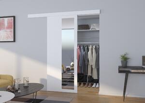 Interiérové posuvné dveře se zrcadlem 86 cm FADORA - bílé