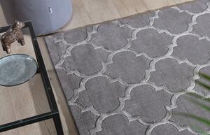 Kusový koberec Eliot, šedý, 80x150cm