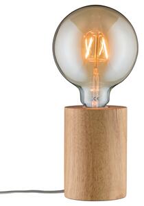 Paulmann 79640 Talin, stolní lampa ze dřeva, 1x20W E27, výška 13cm