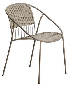 Taupe zahradní židle Atrani – Kave Home
