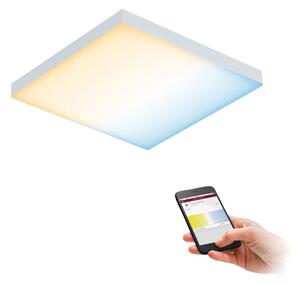 Paulmann 79824 Velora, subtilní stropní LED panel bez rámečku, 8,5W LED 2700-6500K ZigBee, 22,5x22,5cm