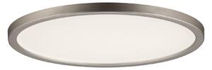 Paulmann 92935 Areo, niklové polozapuštěné svítidlo, 12W LED 3000K stmívatelné, prům. 18cm, IP44