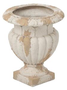 Béžový antik květináč Antiqou French - Ø 30*35 cm - J-Line by Jolipa