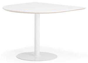 AJ Produkty Stůl METRIC, půloblouk, 1000x1000x720 mm, bílá