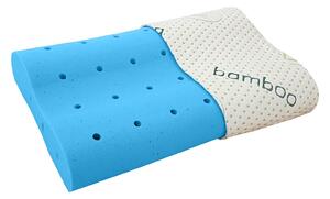 Bazyl.cz Anatomický polštář z paměťové pěny BLUE ICE 11/8 cm - 40 x 60 cm