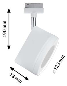 Paulmann 95447 Arena, spot pro Urail system, 15W LED 2700K stmívatelné, bílá/chrom