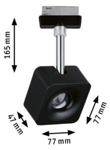Paulmann 96941 Cube, spot pro Urail system, 1x8W LED 4000K stmívatelné, matná černá