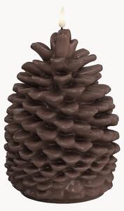 Ručně vyrobená vánoční LED svíčka's realistickým plamenem Pine Cone