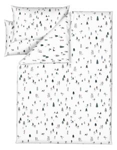 Livarno® Ložní povlečení z jemného flanelu, 200 x 220 cm, 70 x 90 cm (lyže) (100413086002)