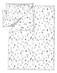 Livarno® Ložní povlečení z jemného flanelu, 200 x 220 cm, 70 x 90 cm (lyže) (100413086002)