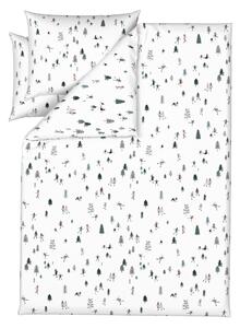 Livarno® Ložní povlečení z jemného flanelu, 240 x 220 cm, 70 x 90 cm (lyže) (100413609002)