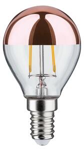 Paulmann 28665 LED žárovka s měděným vrchlíkem, 2,6W LED 2700K E14, výška 7,8cm