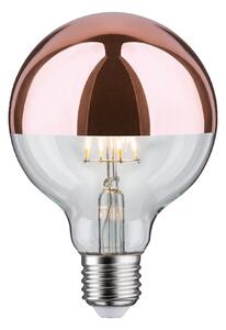 Paulmann 28674 LED žárovka s měděným vrchlíkem G95, 6,5W LED 2700K E27, průměr 9,5cm
