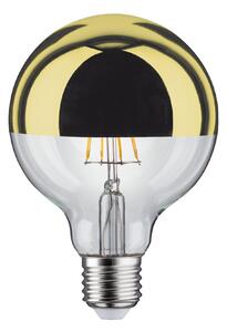Paulmann 28675 LED žárovka se zlatým vrchlíkem G95, 6,5W LED 2700K E27 stmívatelná, výška 13,8cm