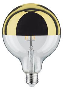Paulmann 28678 LED žárovka se zlatým vrchlíkem G125, 6,5W LED 2700K E27 stmívatelná, výška 17,4cm