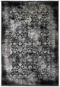 VINTAGE KOBEREC, 133/190 cm barvy stříbra Novel - Vintage koberce