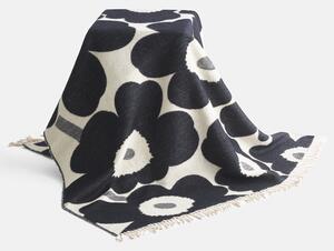 Marimekko Vlněná deka Unikko 130x180cm černá