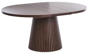 Rozkládací jídelní stůl MOORE Tmavý jasan 120/160 cm 120 cm