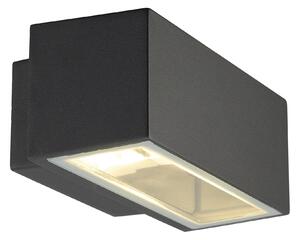 SLV 232485 Box, venkovní nástěnné svítidlo UP/DOWN, antracit, 1x R7s max 80W, IP44