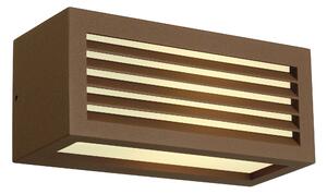 SLV 232497 Box_L, venkovní nástěnné rezavé svítidlo, 1xE27 max.18W, šířka 25cm, IP54