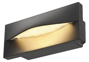 SLV 233635 Adi, venkovní vestavné svítidlo do stěny, LED 18W, 3000K, IP55, antracit, šířka 30cm