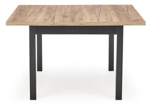 Rozkládací jídelní stůl 90-125 cm Tango (černá) (pro 4 osoby)