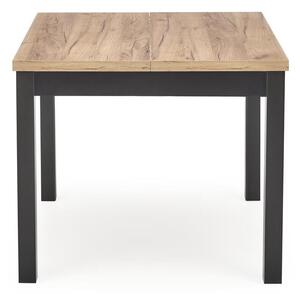 Rozkládací jídelní stůl 90-125 cm Tango (černá) (pro 4 osoby)