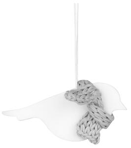 Räder Porcelánová ozdoba - ptáček s šálou