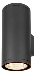 SLV 1003441 Enola Round Up/Down L, venkovní nástěnné svítidlo, LED 53W 3000/4000K, antracit, výška 33,2cm, IP65