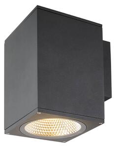 SLV 1003437 Enola Square L, venkovní nástěnné svítidlo, LED 35W 3000/4000K, antracit, výška 21,8cm, IP65