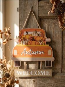 Sinsay - Nástěnná dekorace – auto s nápisem „Autumn Welcome” - vícebarevná