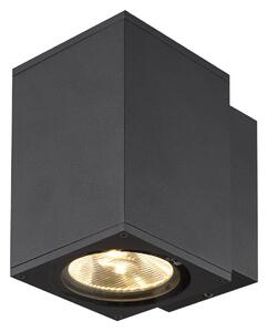 SLV 1003417 Enola Square M, venkovní nástěnné svítidlo, LED 10W 3000/4000K, antracit, výška 16cm, IP65