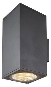 SLV 1003438 Enola Square Up/Down L, venkovní nástěnné svítidlo, LED 53W 3000/4000K, antracit, výška 33,2cm, IP65