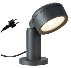 SLV 1002906 Eskina Pole, venkovní stmívatelná stojací lampa, LED 14,5W 3000/4000K, antracit, výška 31,5cm, IP65