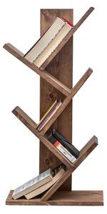 Knihovna Cemo Wooden Walnut